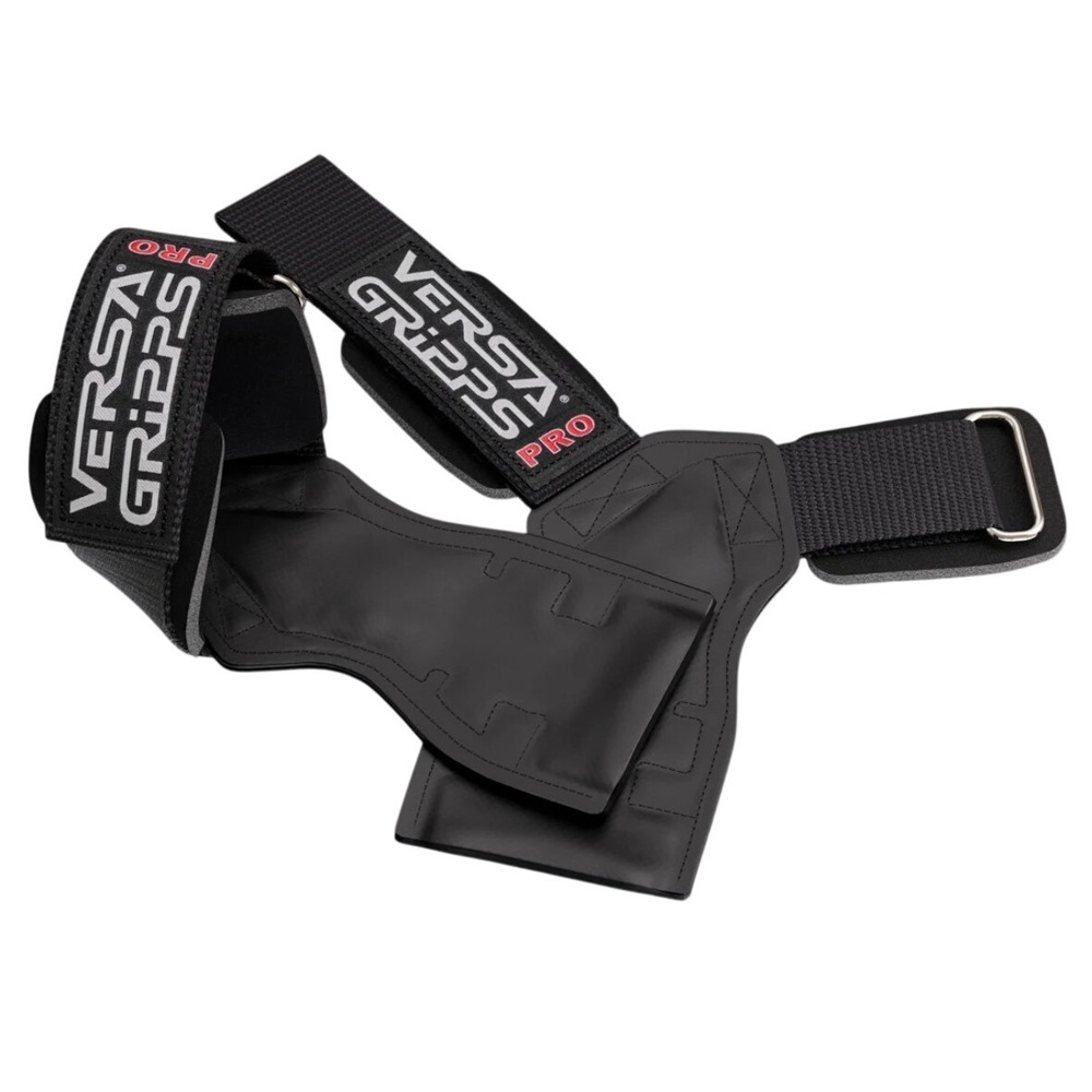 Versa Gripps Pro Weight Lifting Grips Regular Large Black USA Gym Deadlift Pair
